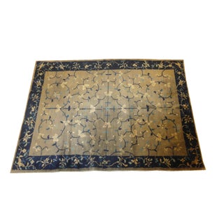 Antique Chinese Peking 6'6" x 4'1" Rug For Sale