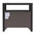 Nora 28 in. W Raffia 2 Drawer Nightstand with Top Open Shelf, Charcoal Raffia For Sale - Image 9 of 11
