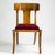 Contemporary Walnut and Red Velvet Klismos Chairs from Pescetta, Set of 2 For Sale - Image 3 of 18
