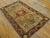 Antique American Hooked Rug, Size:3' 2"x 5' 6" Antique American Hooked Ivory 1900s Rug, Circa Date: 1900s. This charming...