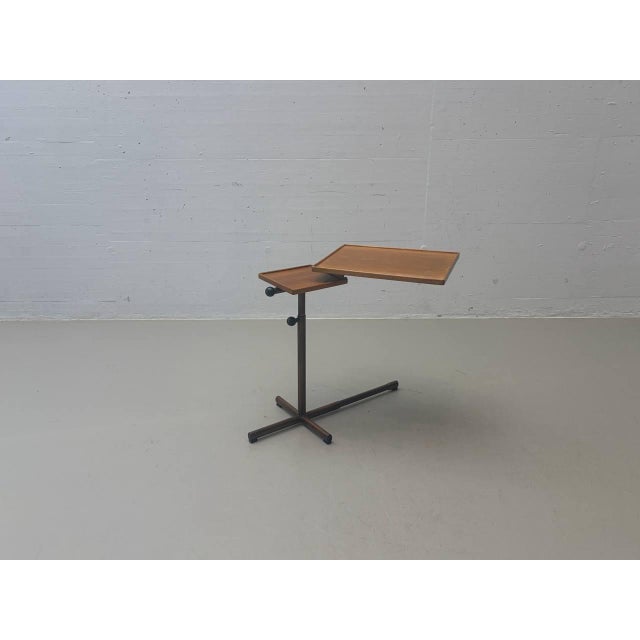 Caruelle Side Table by Georg Albert Ulysse Caruelle for Embru, Switzerland, 1950s For Sale - Image 4 of 17