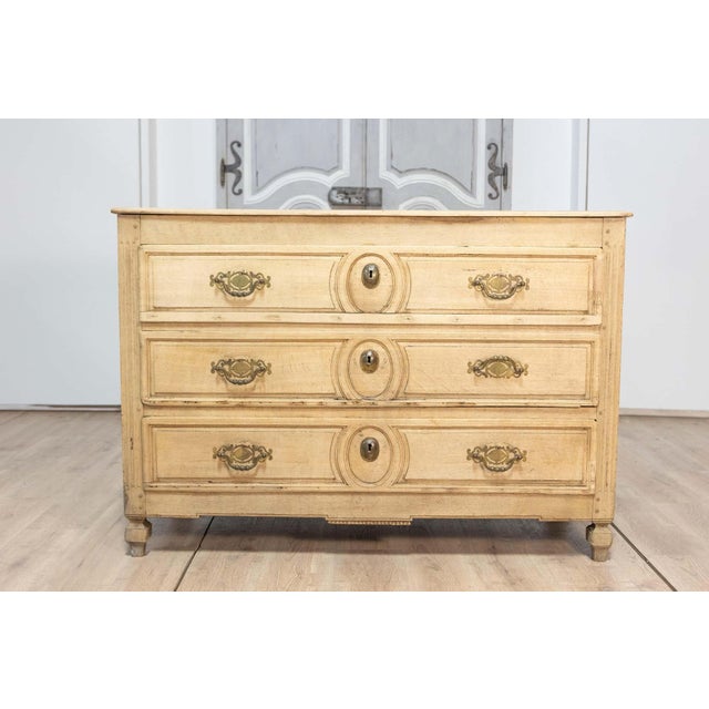 A beautiful 19th-century French commode, showcasing the elegance and craftsmanship of classic French design. This...
