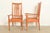Stickley Style Arts & Crafts Teak and Cane Dining Chairs, Set of Six For Sale - Image 11 of 13