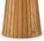 Beautiful natural warm pine wood round side table. Unique fluted pedestal base. Wonderful piece for a modern,...