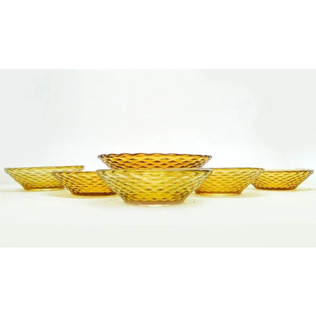 Postmodern Postmodern Bowls from Prądniczanka Glassworks, Poland, 1970s, Set of 6 For Sale - Image 3 of 8