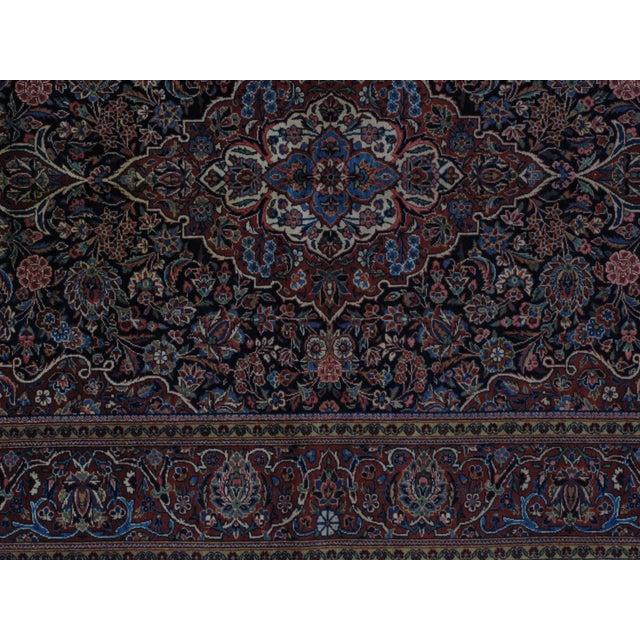 1920s Vintage Persian Kork Kashan Rug - 4′5″ × 7′ For Sale - Image 4 of 6