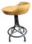 Four Gradin Road Rexon Swivel Stools- Wood Adjustable Height. For Sale