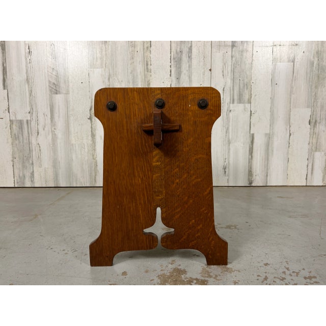 Arts and Crafts Stool / Table For Sale - Image 10 of 12