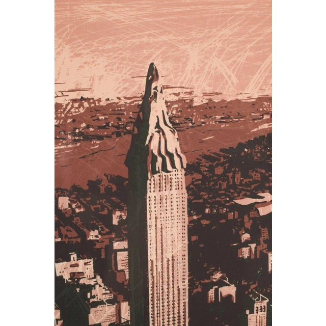 Framed Silkscreen of New York For Sale - Image 3 of 12