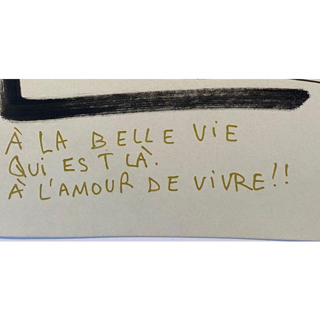 Jazzu, Sense of Blue, 2025, Mixed Media on Paper For Sale - Image 4 of 8