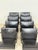 Conference Chairs in Black Leather, Set of 8 For Sale - Image 9 of 18