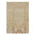 Rug & Kilim’s Distressed European Rug in Beige-Brown & Gold Florals For Sale