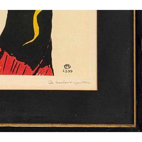 Vintage Henri De Toulouse-Lautrec Jane Avril Musée D'Albi Lithograph Numbered 206 Of 350 This impressive limited-edition...