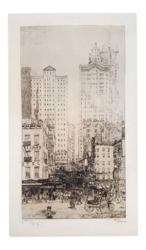 New York, Courtland Street 1908