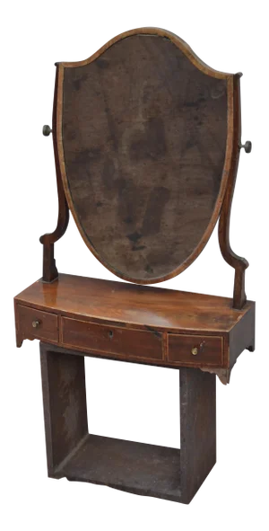 George II Shaving Mirror on Stand