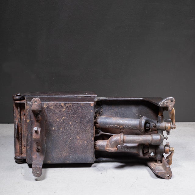 Antique Johnson No.101 Soldering Furnance and Copper Iron c.1918 For Sale - Image 10 of 13