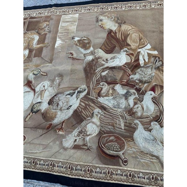 Antique Late 19th-Century Spanish Wool and silk Tapestry – Madrid Beautiful late 19th-century Spanish woven tapestry,...