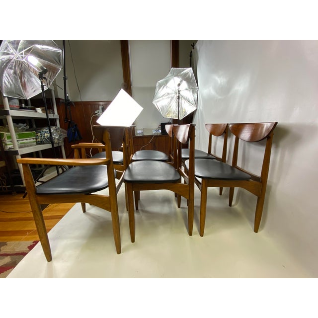 Mid-Century Modern Lane Perception Dining Chairs - Set of ...
