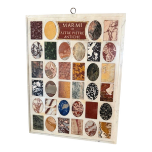 Inlaid Antique Marble Specimens, Late 19/Early 20c