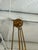 Late 20th Century Unlacquered Brass Hood Classic Pendant With 12-Inch Opal Globe With Wire Mesh For Sale - Image 10 of 12