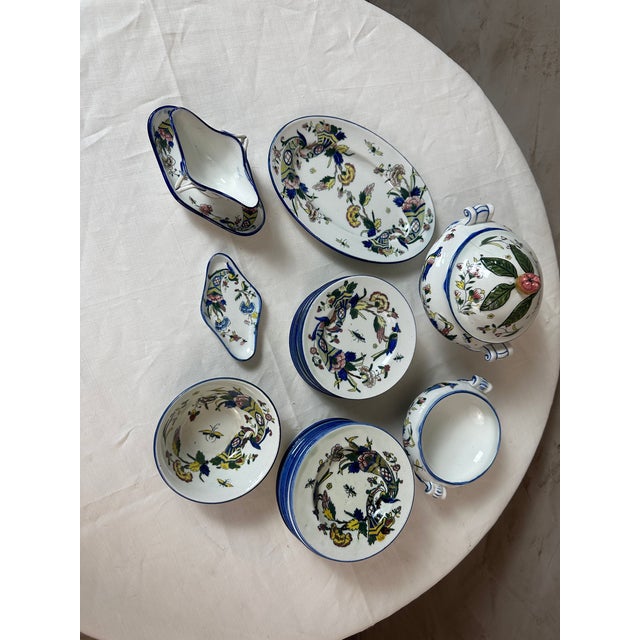 Dinner Service from Gien, 1890s, Set of 27 For Sale - Image 9 of 14