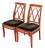 Bernhardt Regency Carved Mahogany Side Chairs or Dining Chairs | Pair For Sale