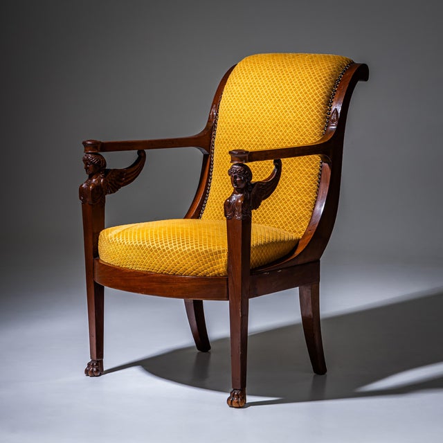Empire Seating Suite from Henri Jacob, France, 1800s, Set of 5 For Sale - Image 12 of 18