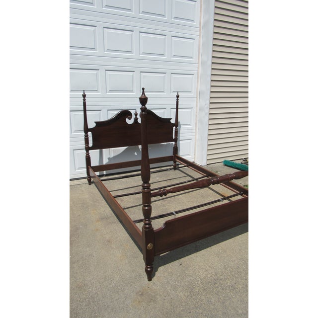 Item: Ethan Allen Bed Details: Signed Ethan Allen Great Designer Look/Quality Piece Great Design/Poster Bed Cherry...