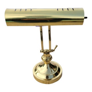 Mid 20th Century Brass Desk Lamp For Sale