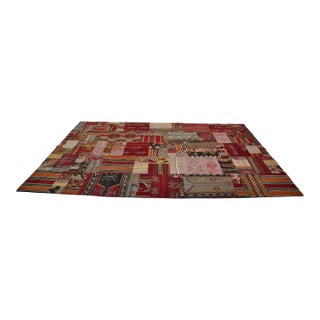 Anatolian Vintage Wool Kilim Rug For Sale