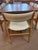 Brown 1950s Danish Teak Draw Leaf Dining Table With 6 Chairs Mid Century Modern For Sale - Image 8 of 11
