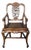 Antique 19th Century Chinese Carved Chair with Hand-Carved Pierced Splat For Sale