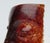 Chocolate Asian Cast Resin Buddha Face in a Tortoise Shell Look, Decorative Accent Piece For Sale - Image 8 of 16