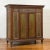 Large 19th Century Cabinet with Carved Floral Motifs and Distressed Verde Finish For Sale In New York - Image 6 of 13