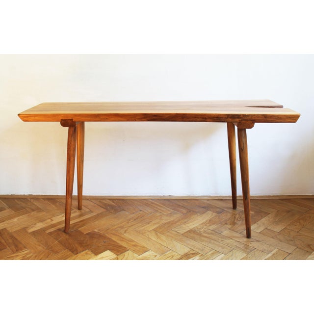 1960s Organic Oak Side Table from Uluv, 1960s For Sale - Image 5 of 17