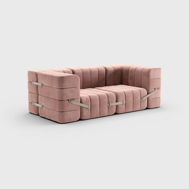 The classic seven. Why not turn a modular sofa into a classic sofa. A really compact, cosy couch with full armrests. And...
