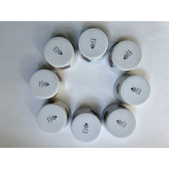 Vintage Set of 8 English Royal Worcester Evesham Gold Ramekins For Sale - Image 13 of 18