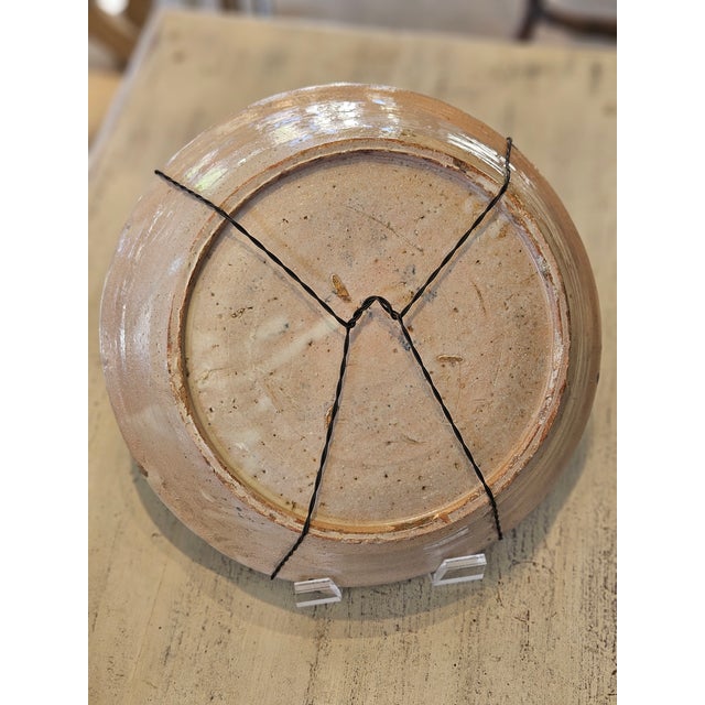 Rustic European Mid 19th Century Spanish Ceramic Fajalauza Bowl From Granada For Sale - Image 3 of 7