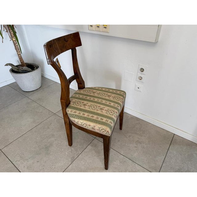 Biedermeier Shovel-Style Armchair in Walnut by Ifantik For Sale - Image 5 of 12