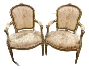Pair of French Louis XVI Armchairs