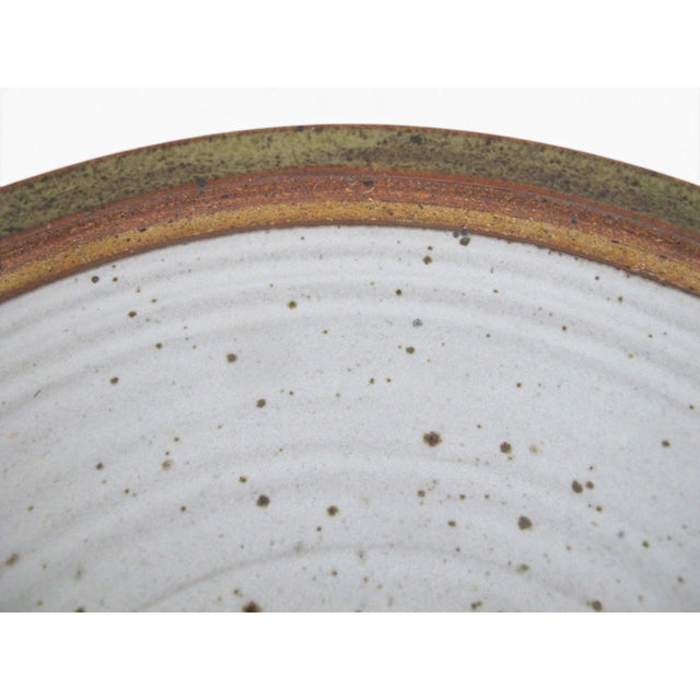 Wally Schwab Large Cake Dome Dessert Serving Dish W/Lid Pacific Nw Pottery For Sale - Image 13 of 17