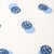Schumacher Sample - Schumacher Taylor Embroidery Fabric in Blue on Ivory For Sale - Image 4 of 4