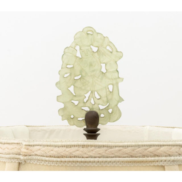Early 20th Century Chinese Celadon Glazed Vase Mounted as a Lamp For Sale - Image 5 of 7