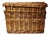 Vintage Wicker Laundry Basket, 1960 For Sale