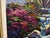 Contemporary Marko Mavrovich (B. 1960) "Tranquil Koi Pond & Waterfall" Original Heavy Impasto Oil – Framed, 1996 For Sale - Image 3 of 4