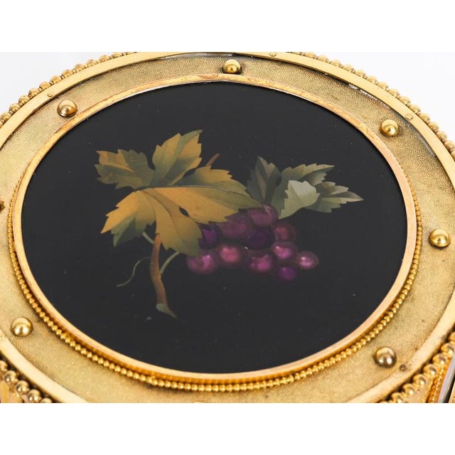 Antique Italian Ormolu and Pietra Dura Jewellery Casket, 1800s For Sale - Image 5 of 16