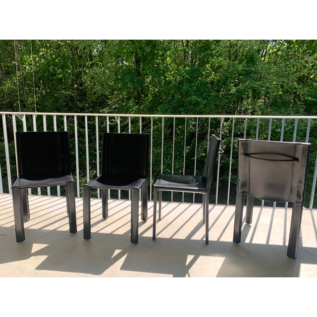 Vintage Chairs by Carlo Bartoli for Matteo Grassi, 1990s, Set of 4 For Sale - Image 17 of 18