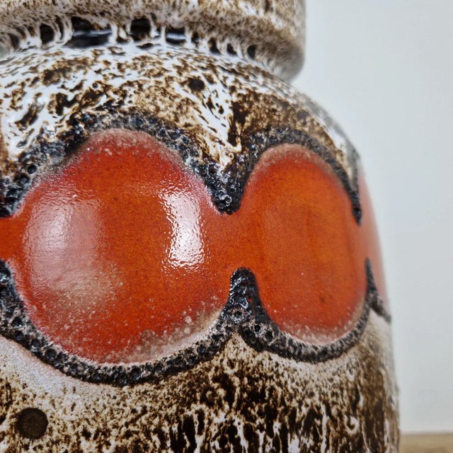 Ceramic Fat Lava Floor Vase 533 / 53 from Scheurich Keramik, 1960s For Sale - Image 4 of 8