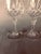 Shabby Chic 1980s Vintage France Cut Crystal Wine Glasses S/3 - Set of 3 For Sale - Image 3 of 5