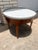 Wood French 19th Century Louis XVI Mahogany Oval Bouillotte Marble Top Side Table For Sale - Image 7 of 9